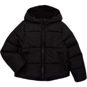 NWOT Swiss Tech Kids Black Puffer Jacket Sz 7/8